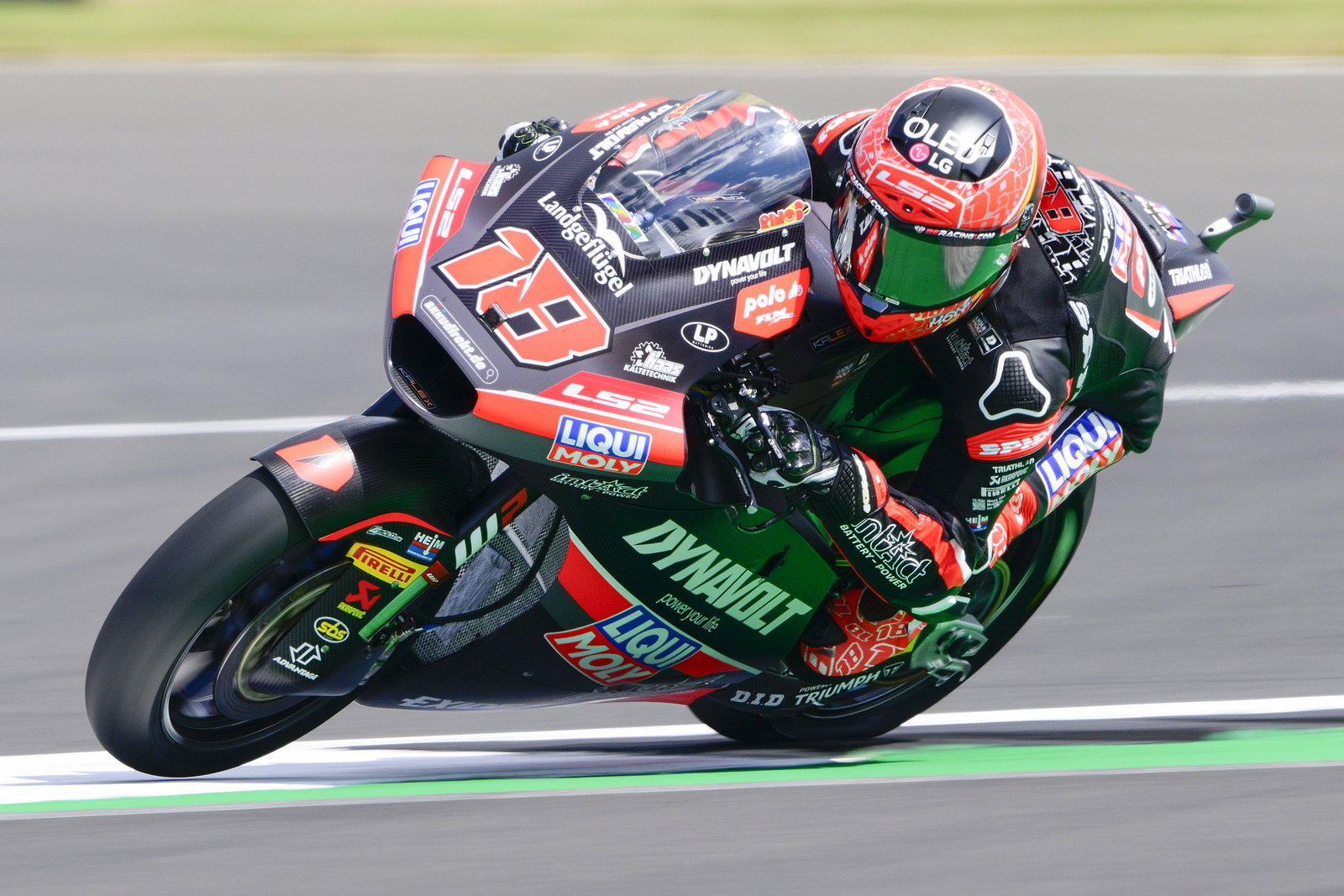 Manuel Gonzalez, 2025 Moto2 British Grand Prix. Credit: Gold and Goose.