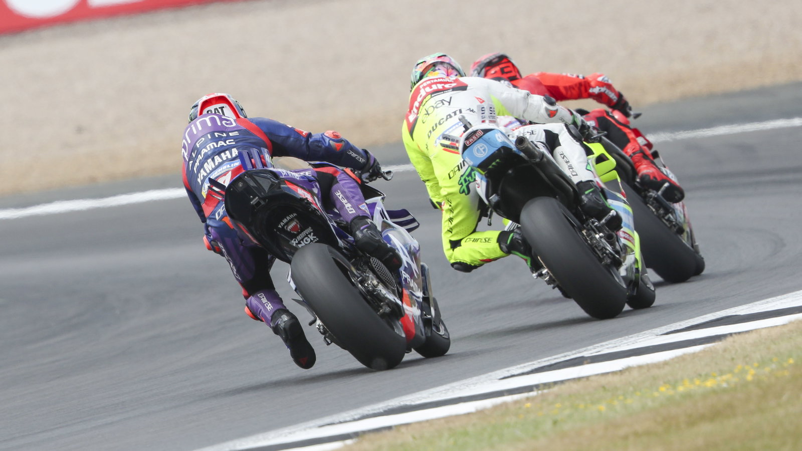 Jack Miller, Franco Morbidelli, Marc Marquez, 2025 British MotoGP