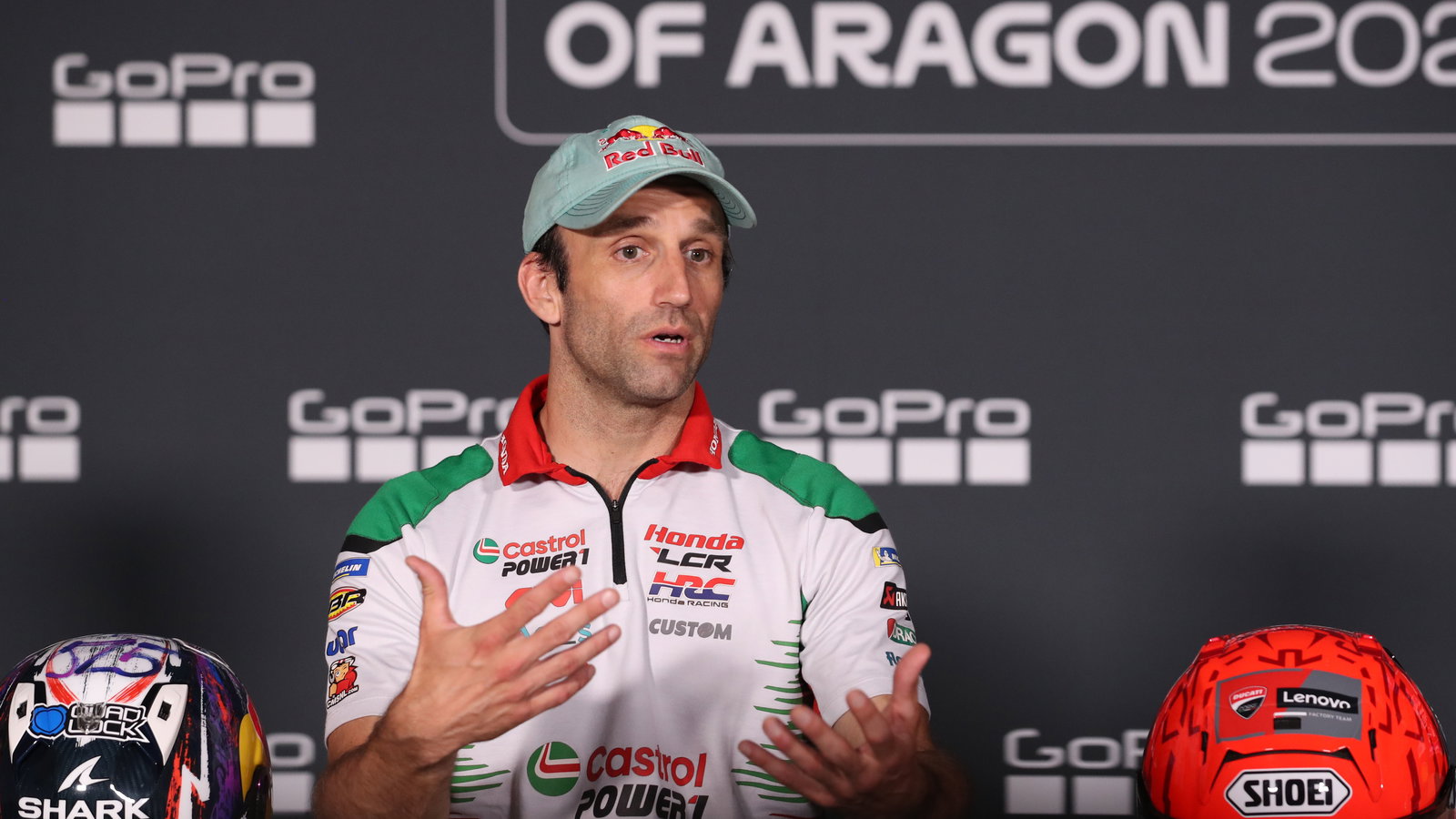 Johann Zarco, 2025 MotoGP Aragon Grand Prix, pre-event press conference. Credit: Gold and Goose.