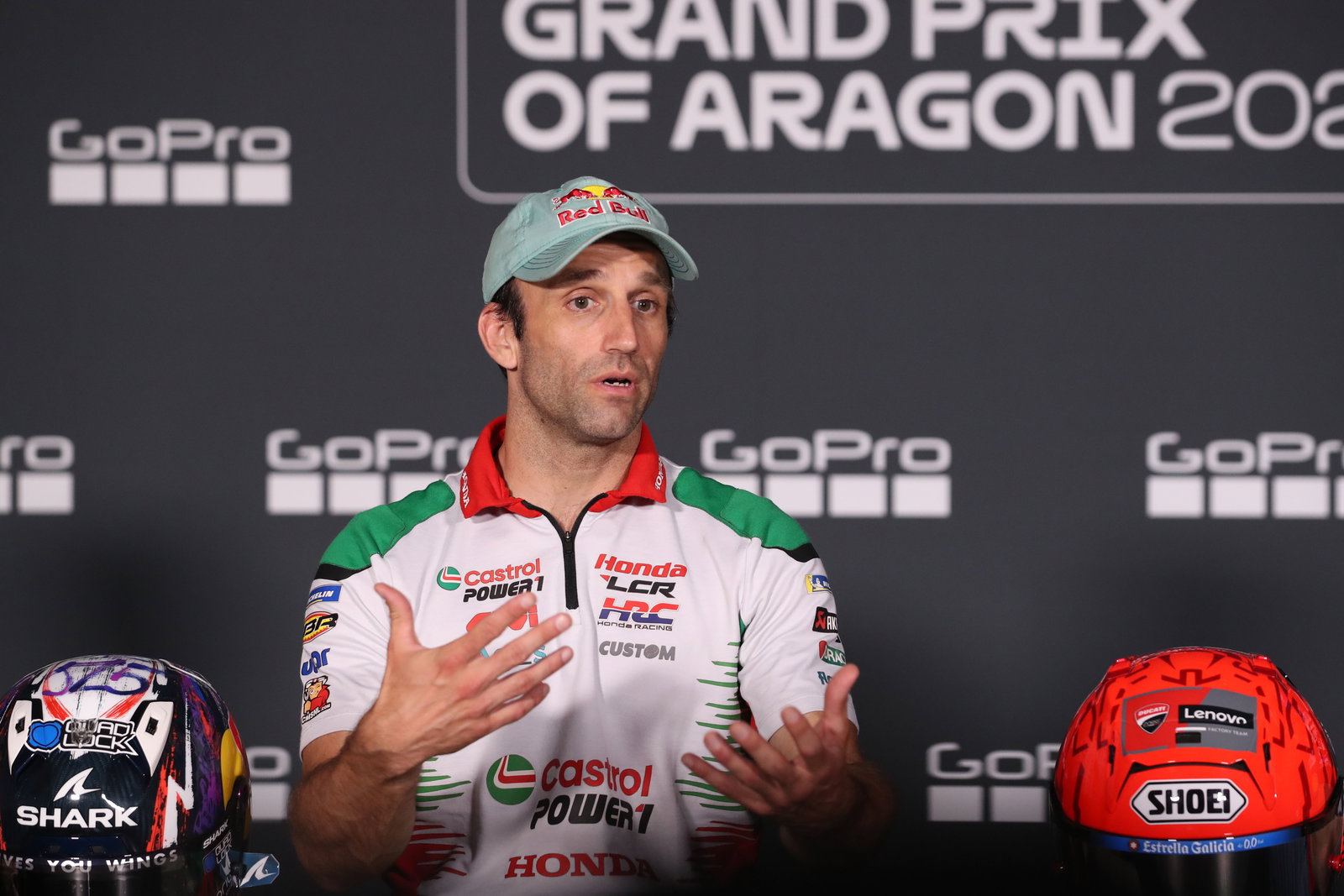 Johann Zarco, 2025 MotoGP Aragon Grand Prix, pre-event press conference. Credit: Gold and Goose.