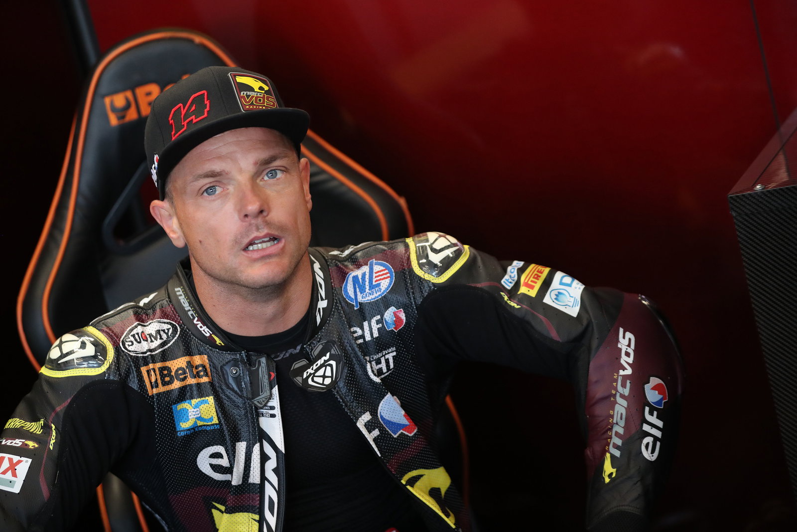 Sam Lowes, 2025 Emilia-Romagna WorldSBK, pit box. Credit: Gold and Goose.