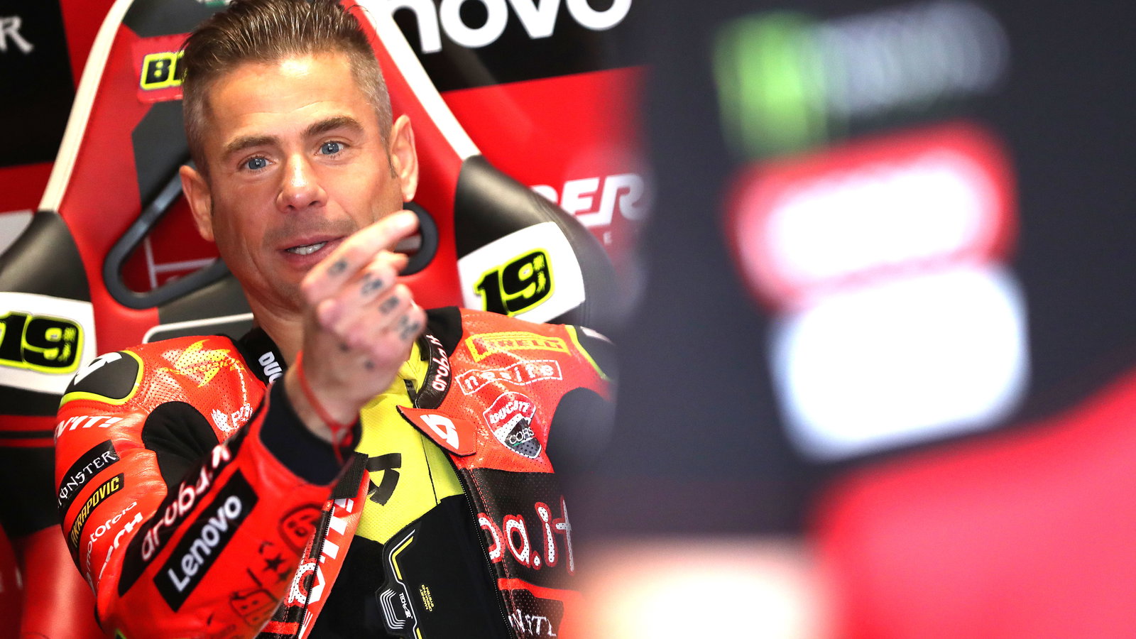 Alvaro Bautista, 2025 Emilia-Romagna WorldSBK, pit box. Credit: Gold and Goose.