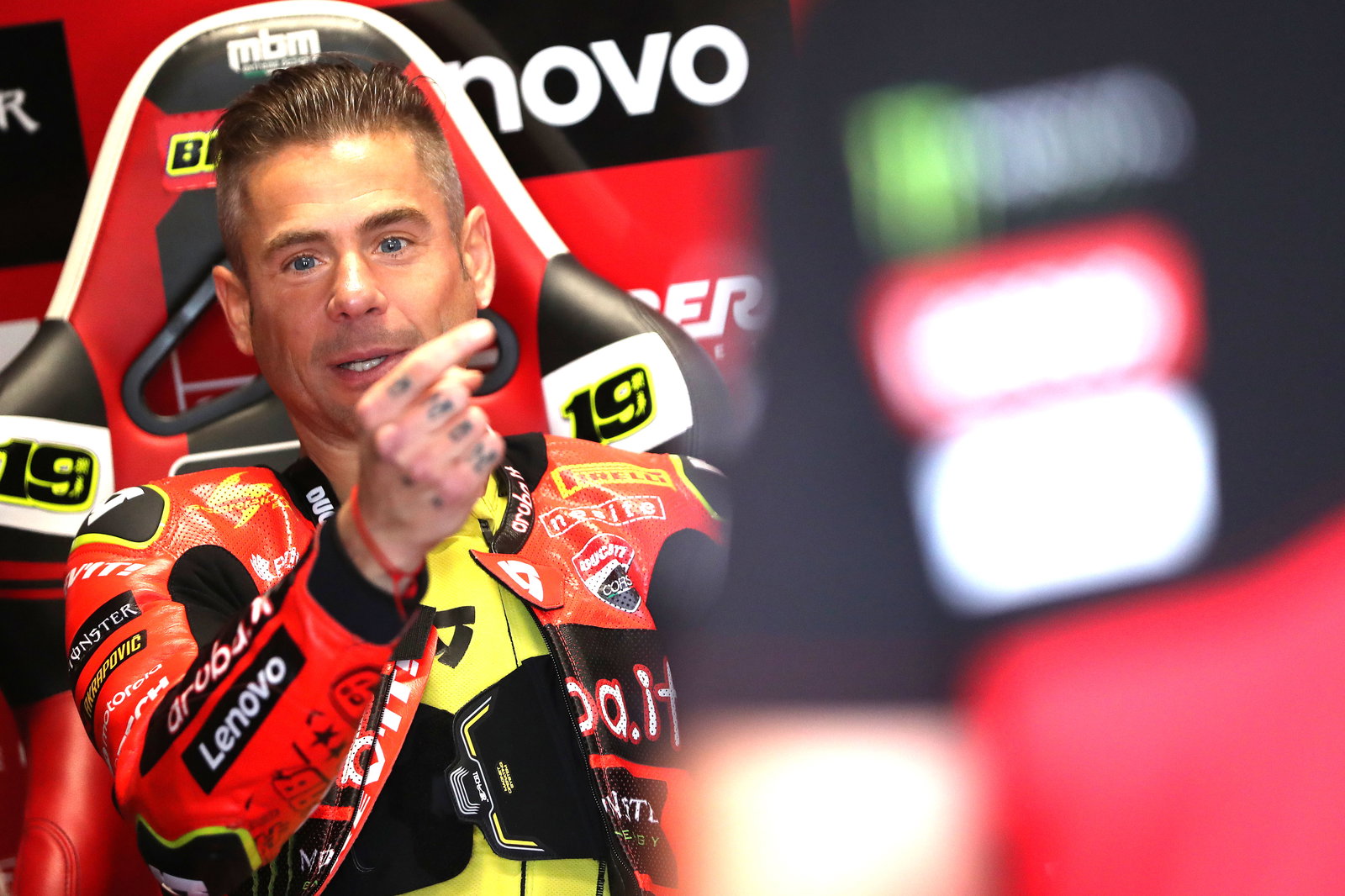 Alvaro Bautista, 2025 Emilia-Romagna WorldSBK, pit box. Credit: Gold and Goose.