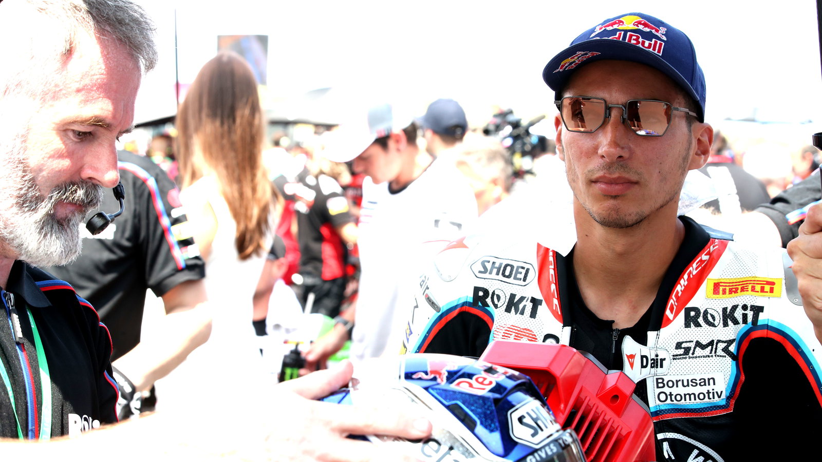 Toprak Razgatlioglu, 2025 Emilia-Romagna WorldSBK, grid. Credit: Gold and Goose.