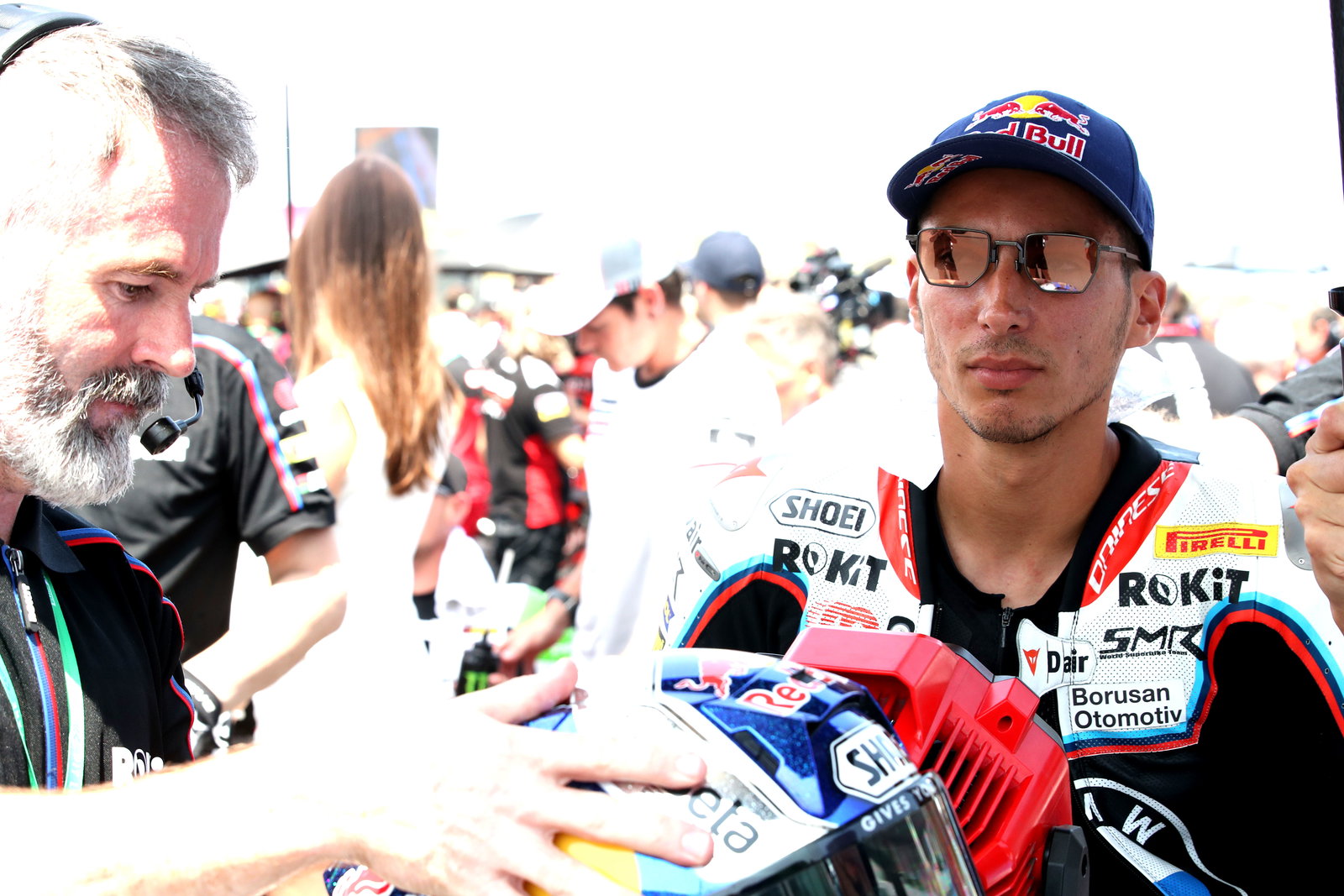 Toprak Razgatlioglu, 2025 Emilia-Romagna WorldSBK, grid. Credit: Gold and Goose.