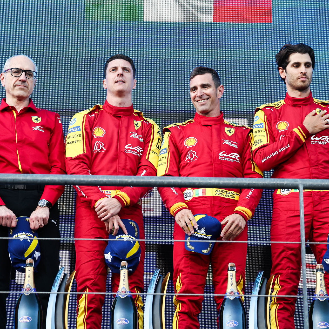 James Calado, Alessandro Pier Guidi, Antonio Giovinazzi, No.51 Ferrari Hypercar