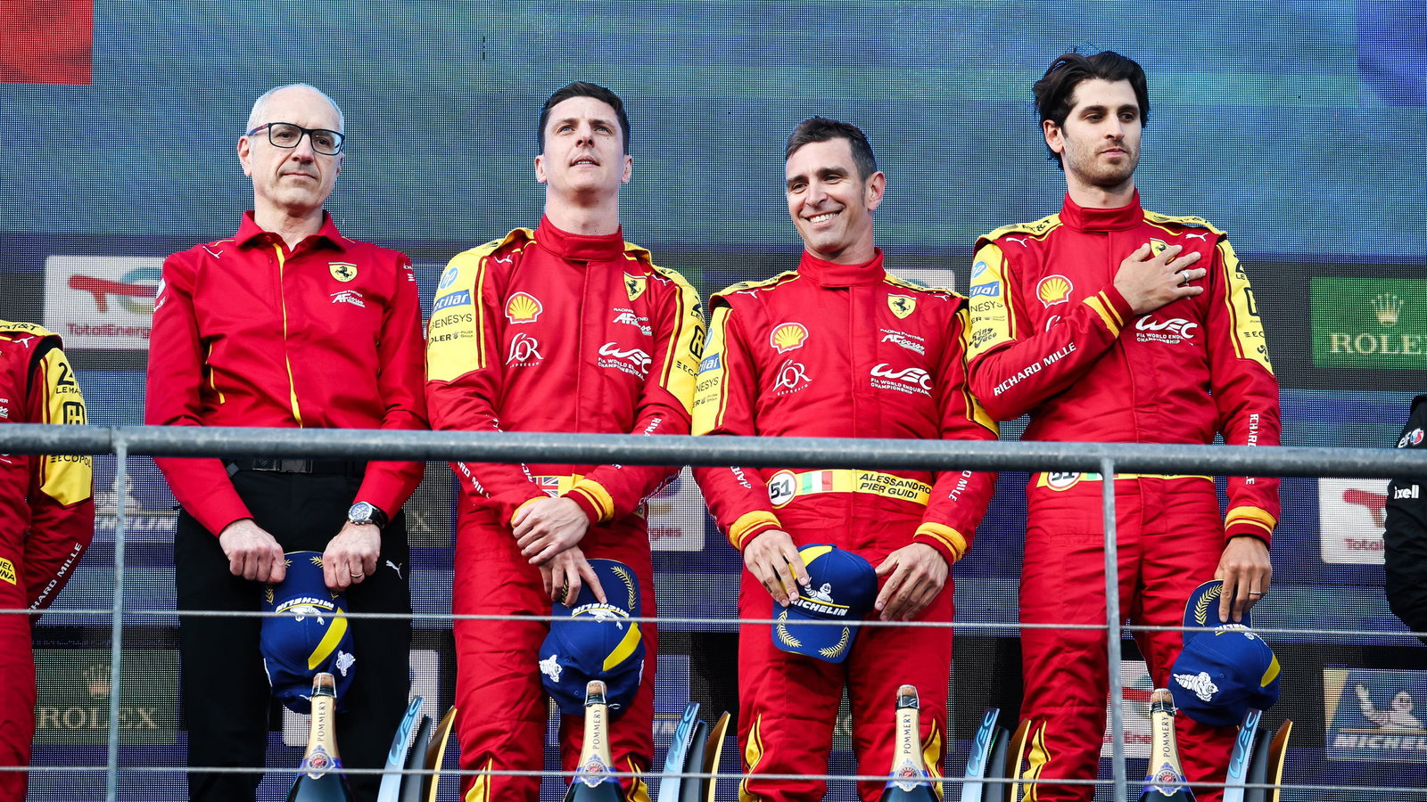 James Calado, Alessandro Pier Guidi, Antonio Giovinazzi, No.51 Ferrari Hypercar