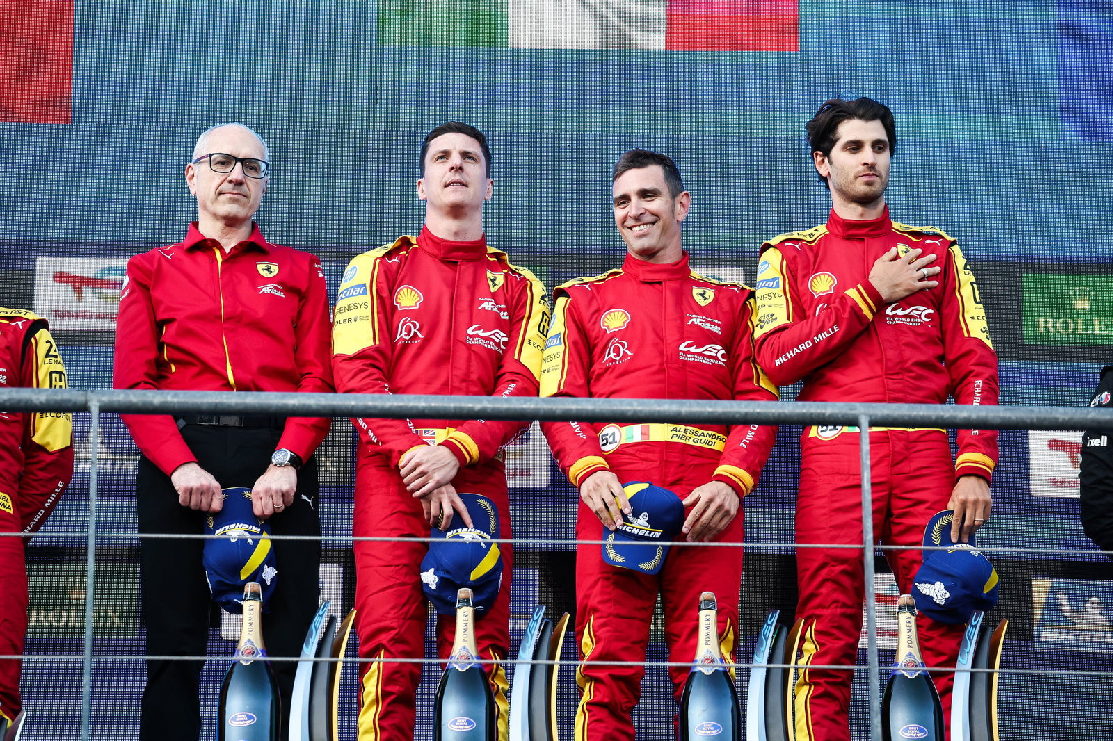 James Calado, Alessandro Pier Guidi, Antonio Giovinazzi, No.51 Ferrari Hypercar