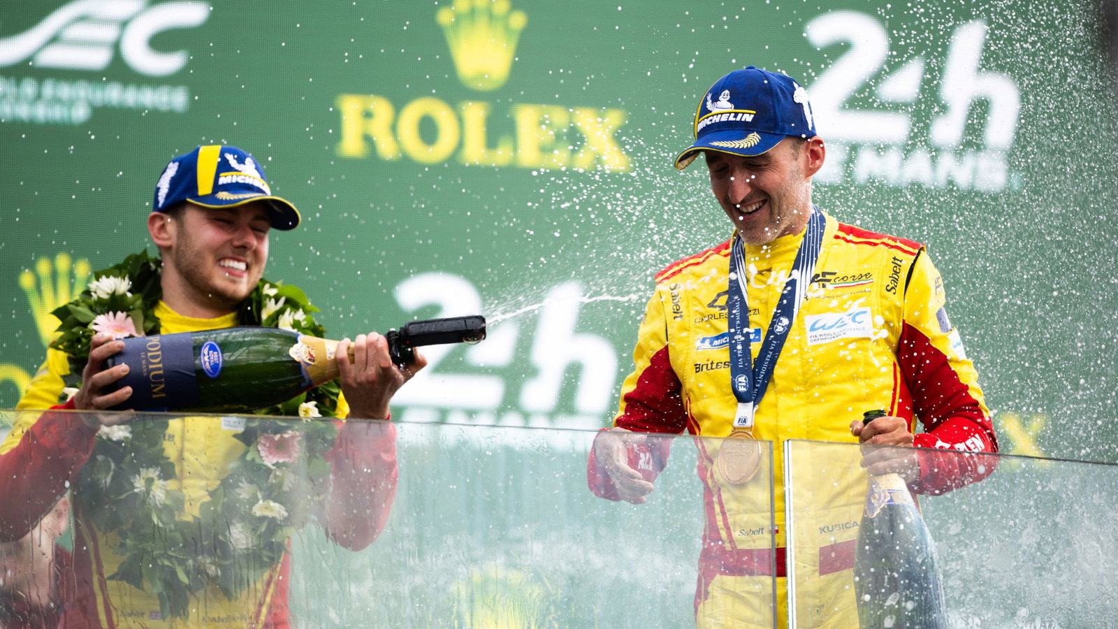 Robert Kubica, No.83 AF Corse Ferrari, 2025 24 Hours of Le Mans