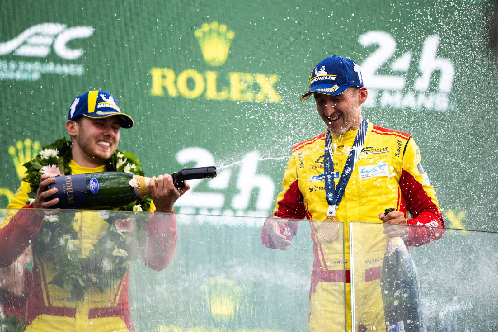 Robert Kubica, No.83 AF Corse Ferrari, 2025 24 Hours of Le Mans