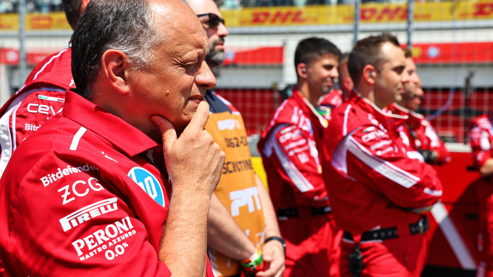 Ferrari team principal Fred Vasseur