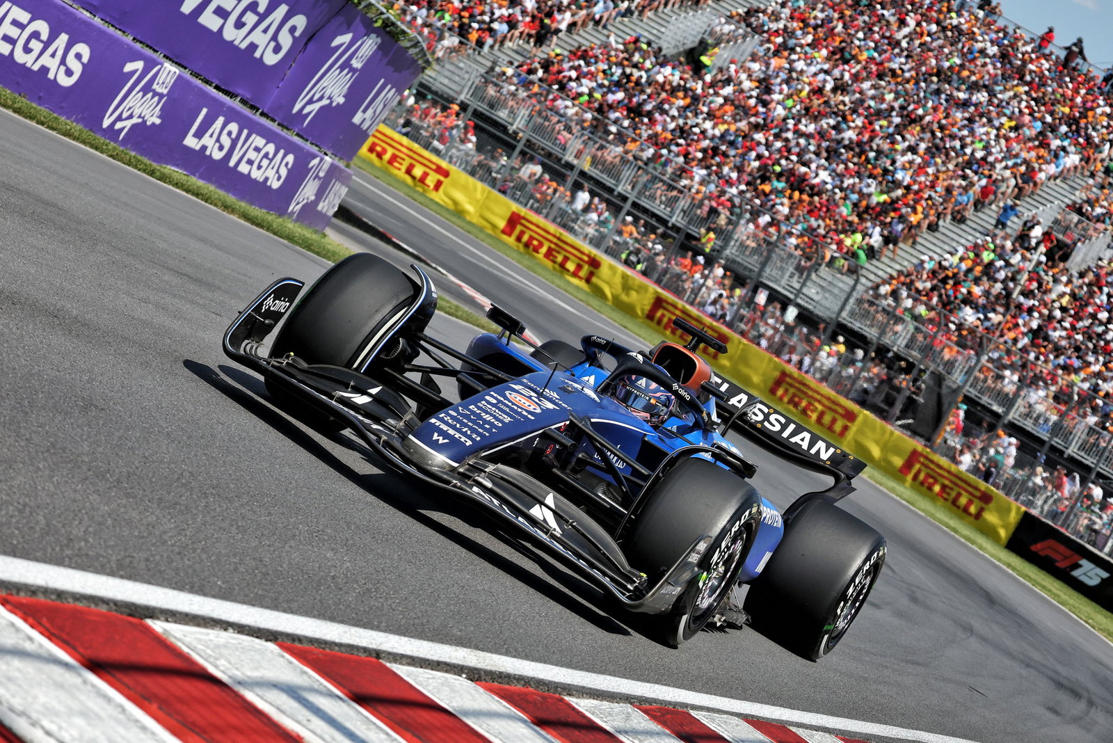 Albon retired with engine trouble 