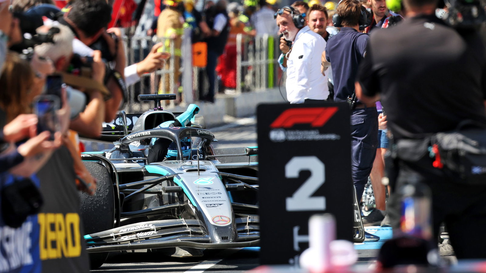 George Russell and Mercedes got off the mark in Canada