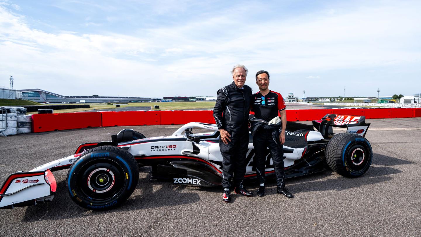Gene Haas and Ayao Komatsu