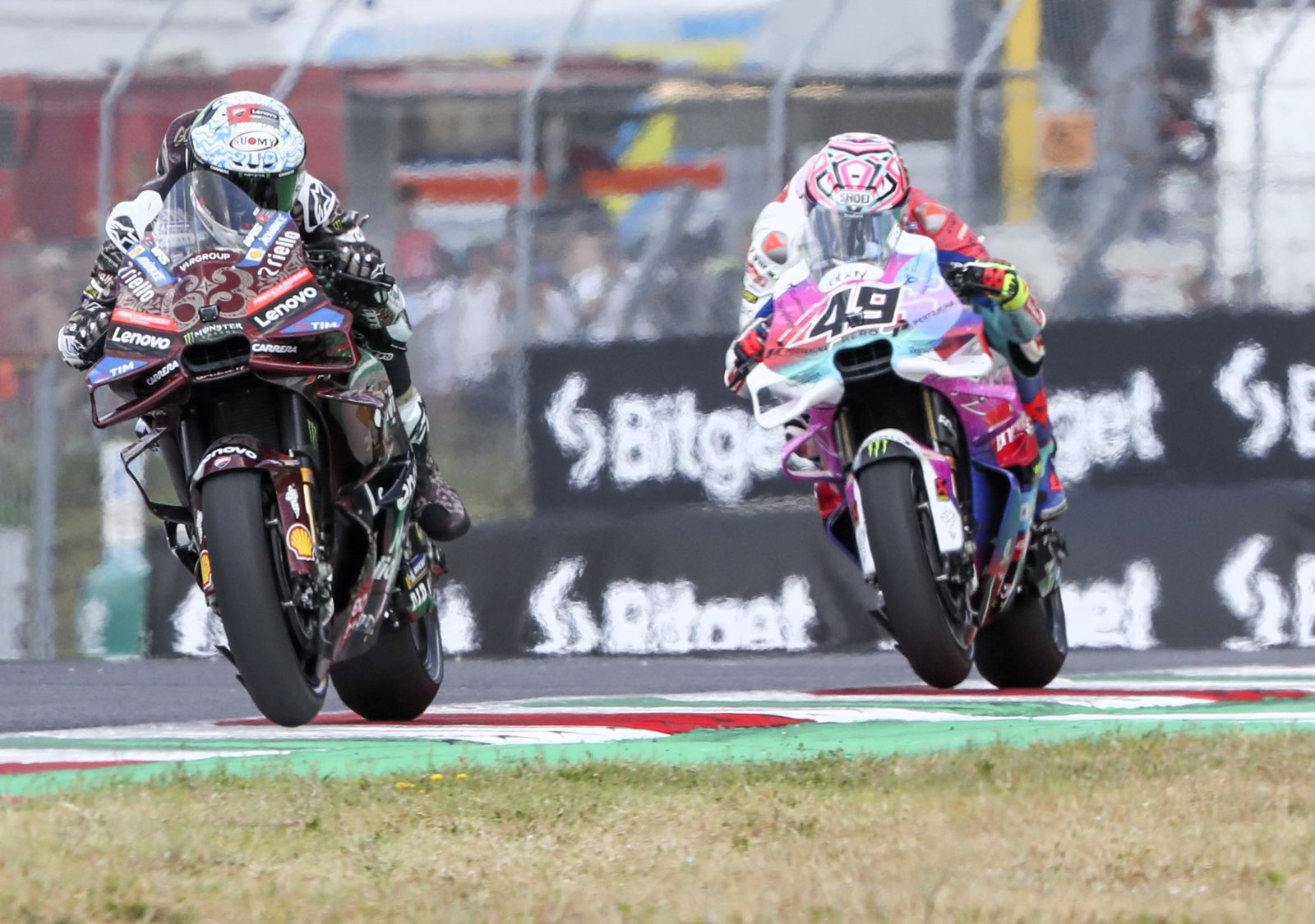 Bagnaia, di Giannantonio, 2025 Italian MotoGP