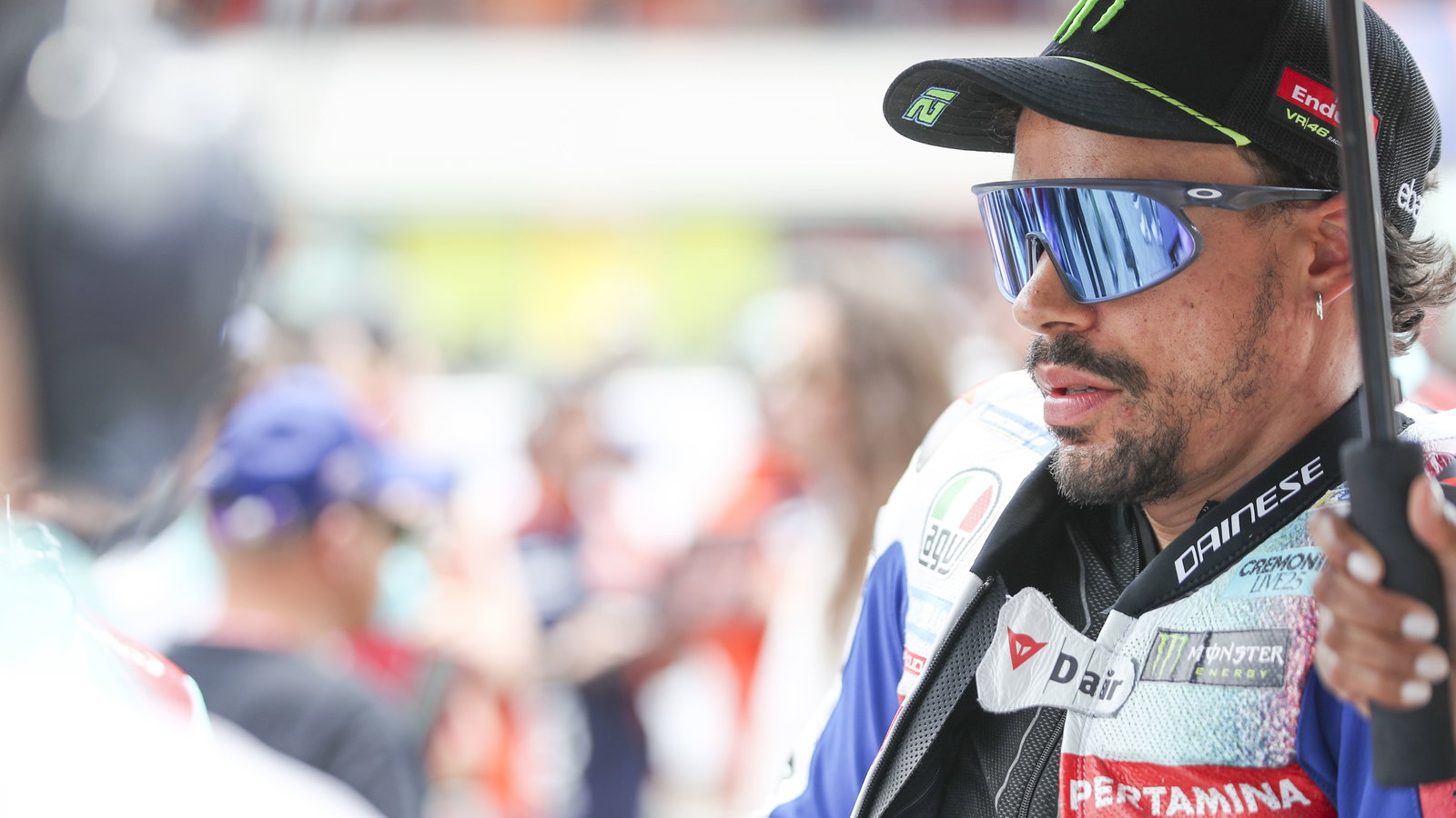 Franco Morbidelli, 2025 MotoGP Italian Grand Prix, grid. Credit: Gold and Goose.