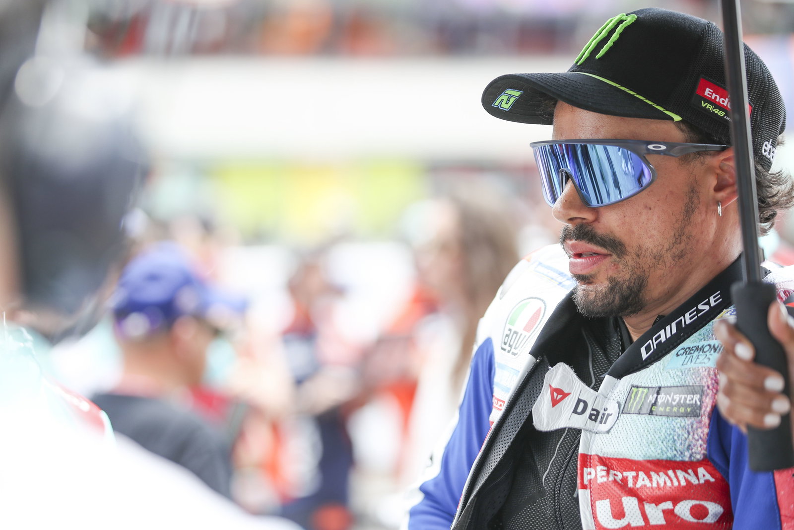 Franco Morbidelli, 2025 MotoGP Italian Grand Prix, grid. Credit: Gold and Goose.