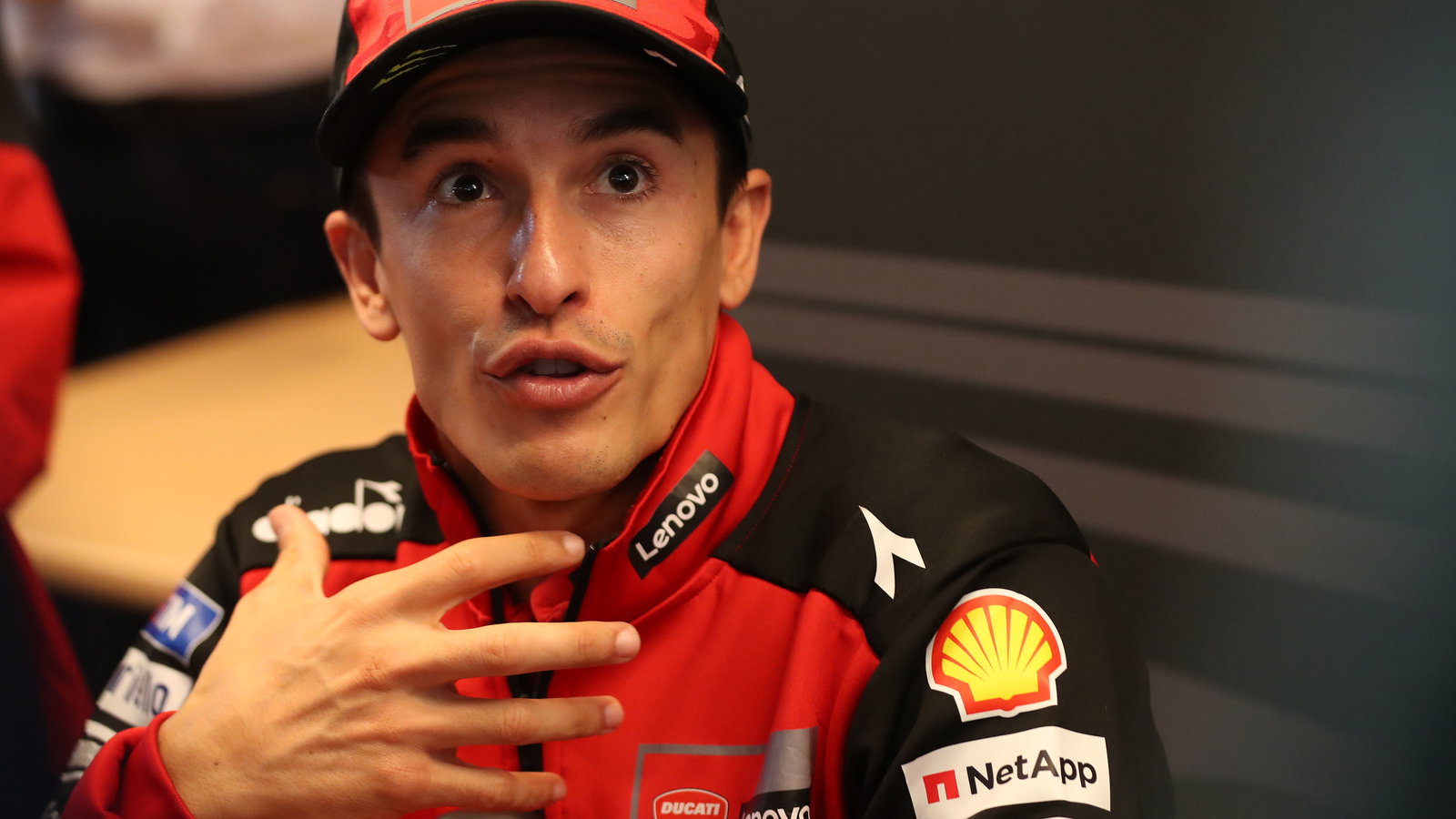 Marc Marquez, 2025 MotoGP Dutch TT, media debrief. Credit: Gold and Goose.