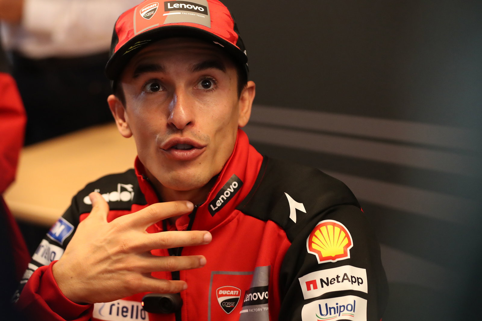 Marc Marquez, 2025 MotoGP Dutch TT, media debrief. Credit: Gold and Goose.