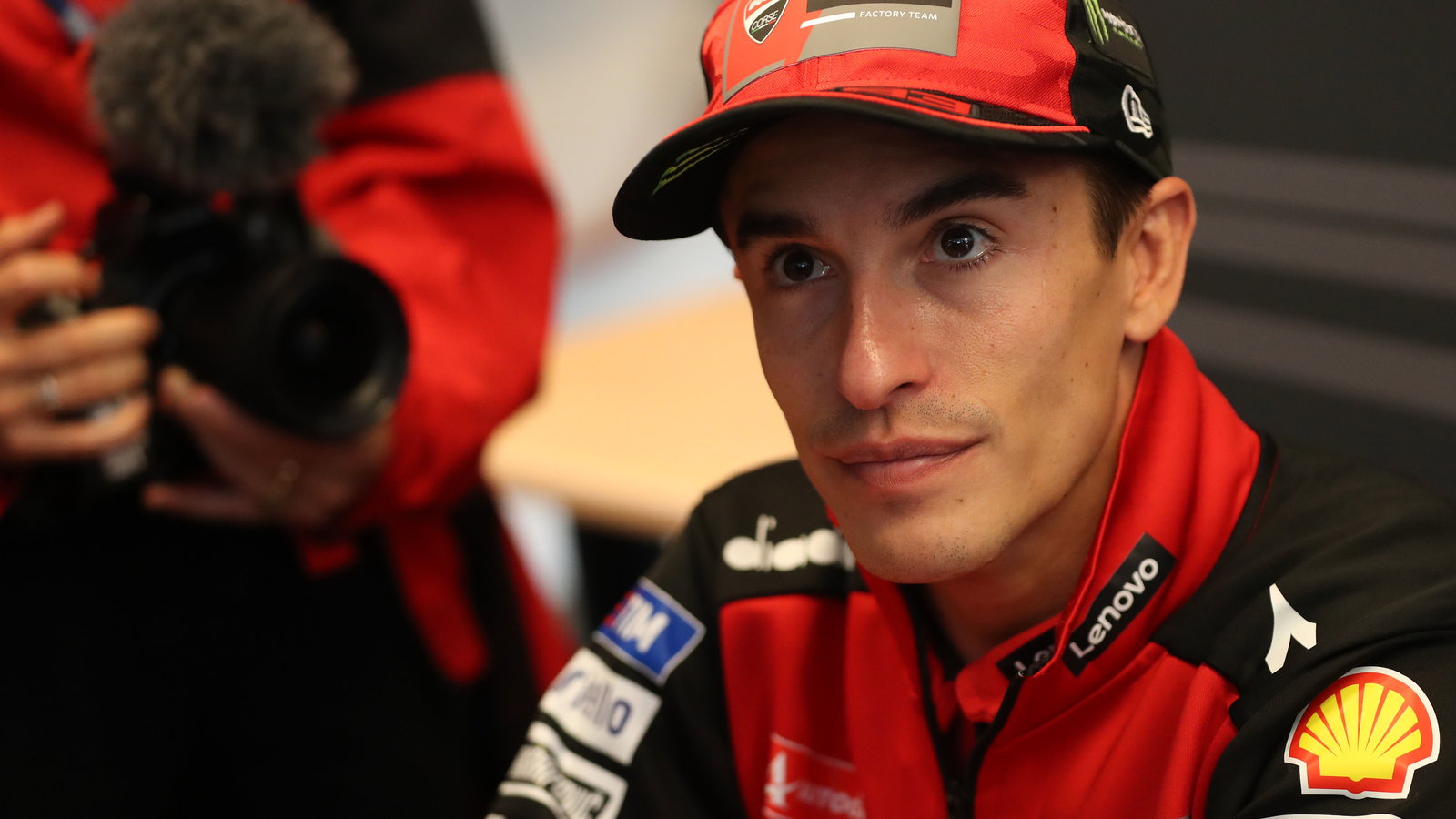 Marc Marquez, 2025 MotoGP Dutch TT, media debrief. Credit: Gold and Goose.