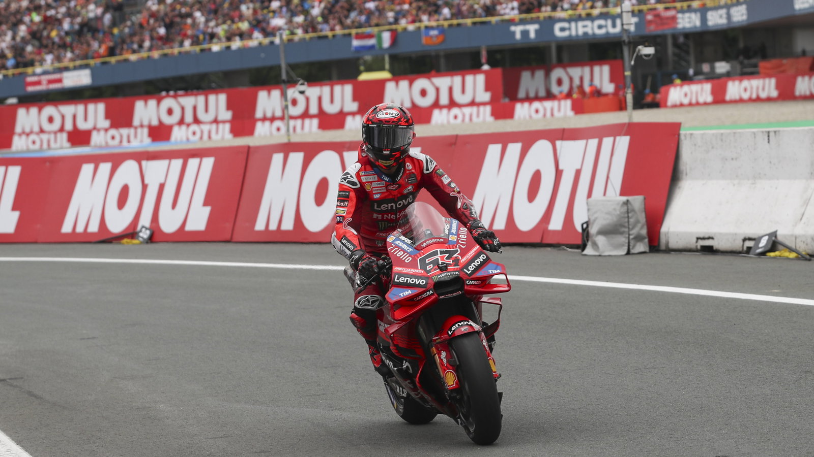 Pecco Bagnaia, Ducati Corse, 2025 Dutch MotoGP