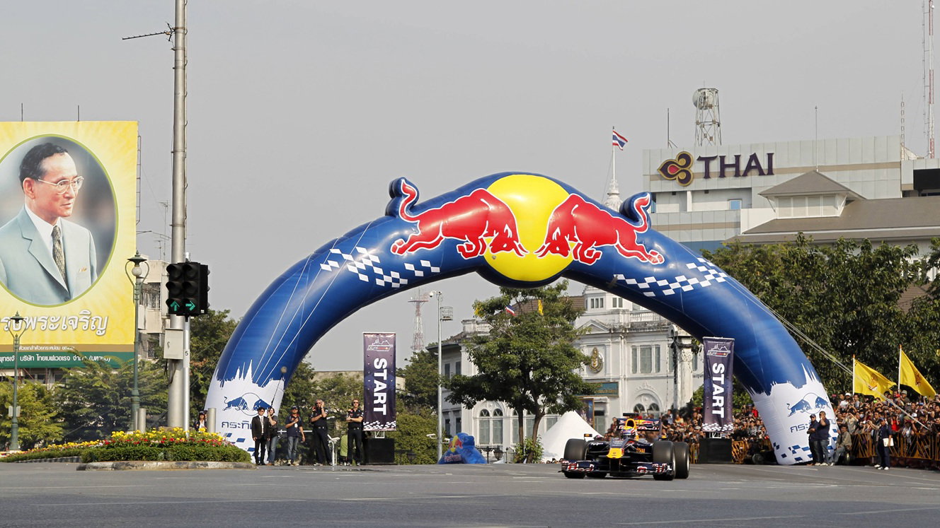 Red Bull's Bangkok F1 showrun