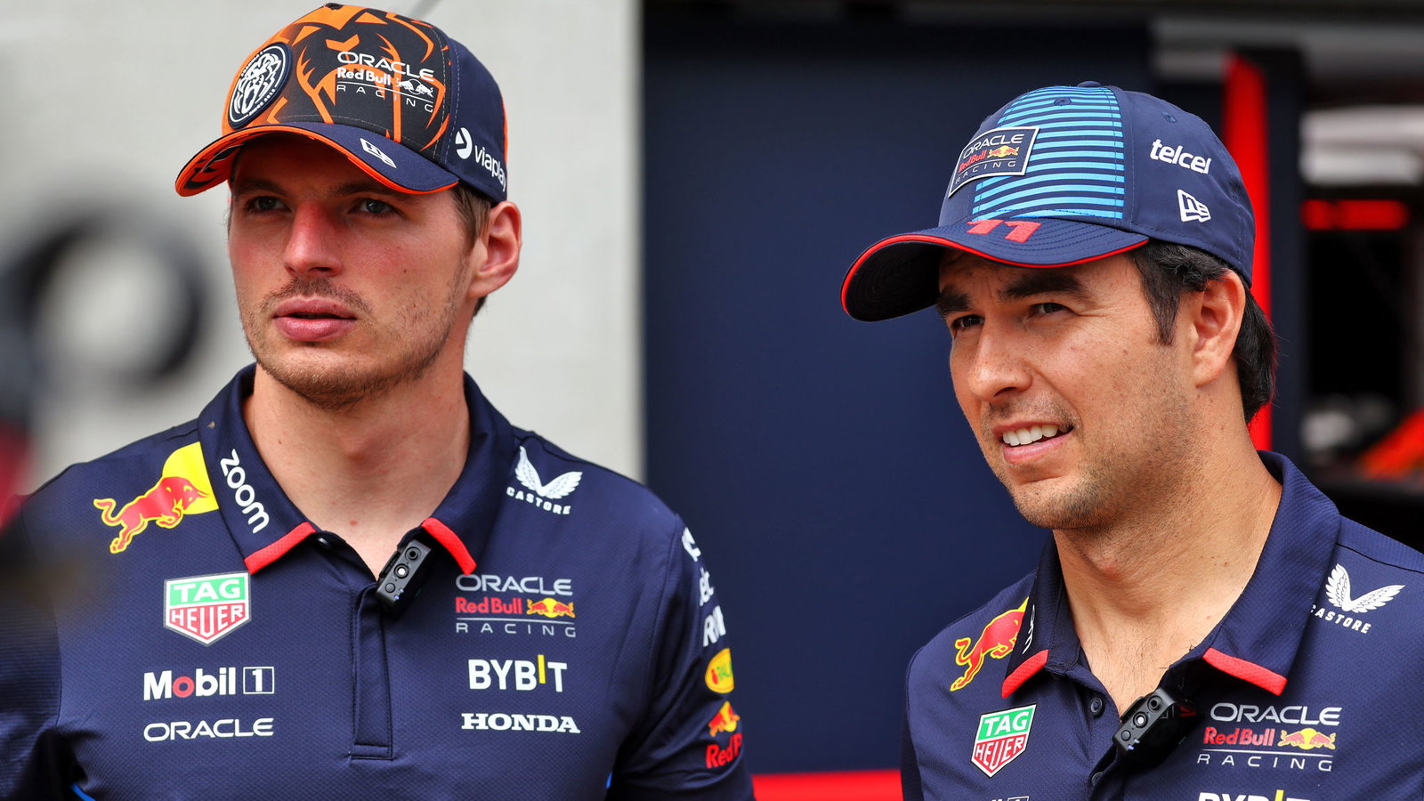 Max Verstappen and Sergio Perez