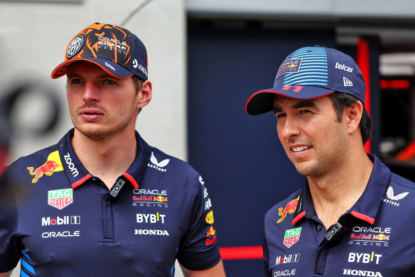 Max Verstappen and Sergio Perez