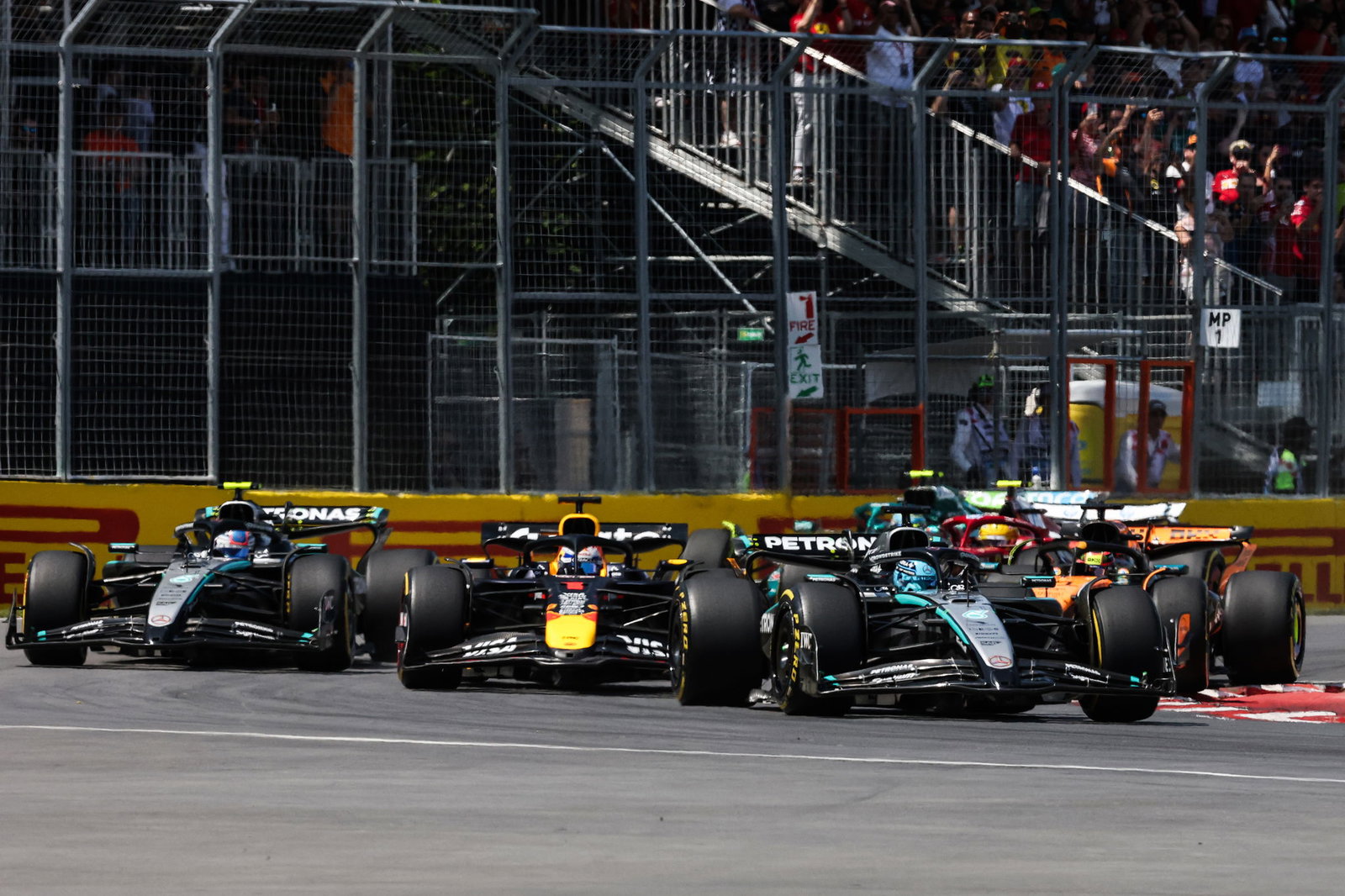 The start of the Canadian GP