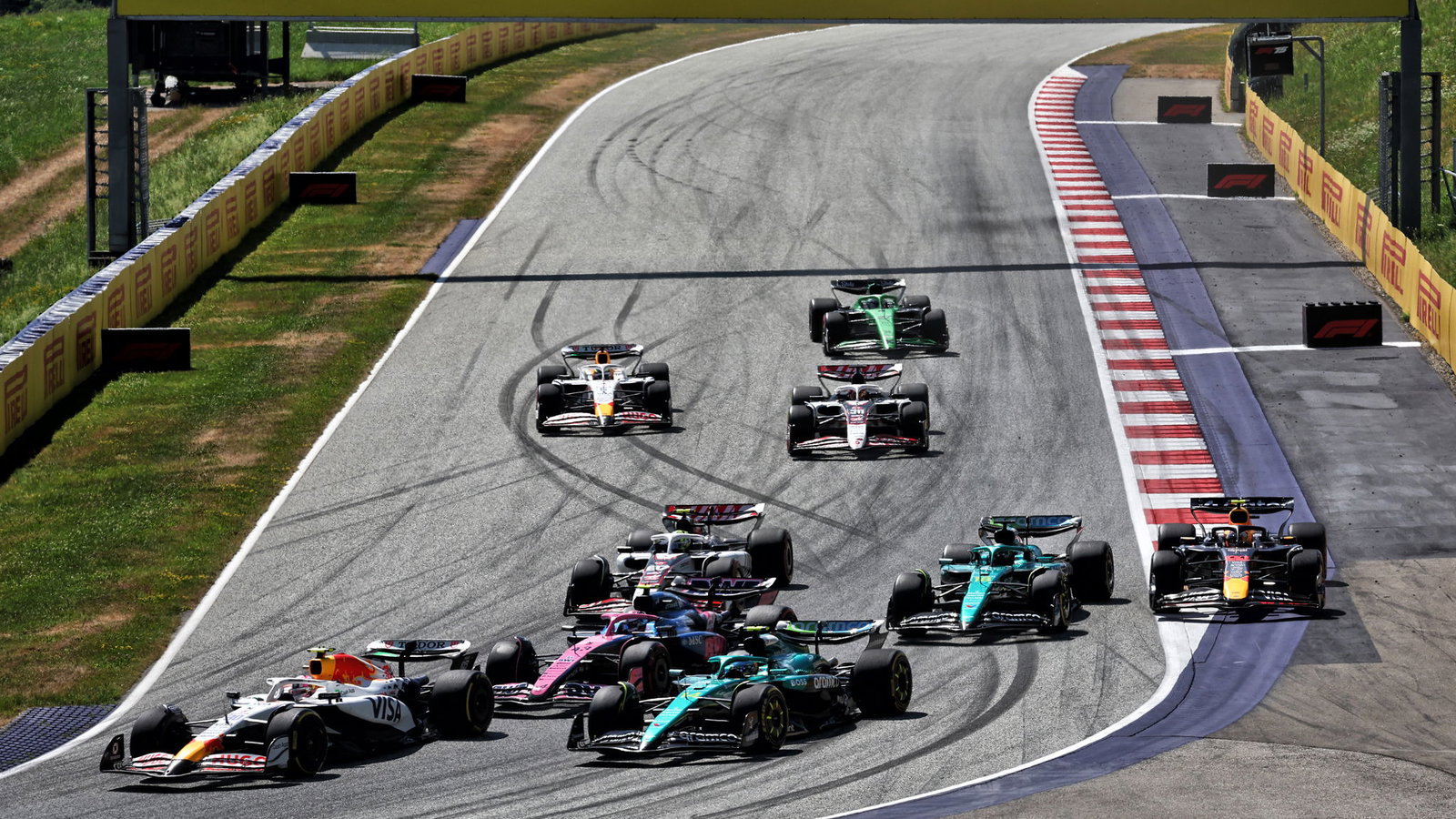 The start of the Austrian GP