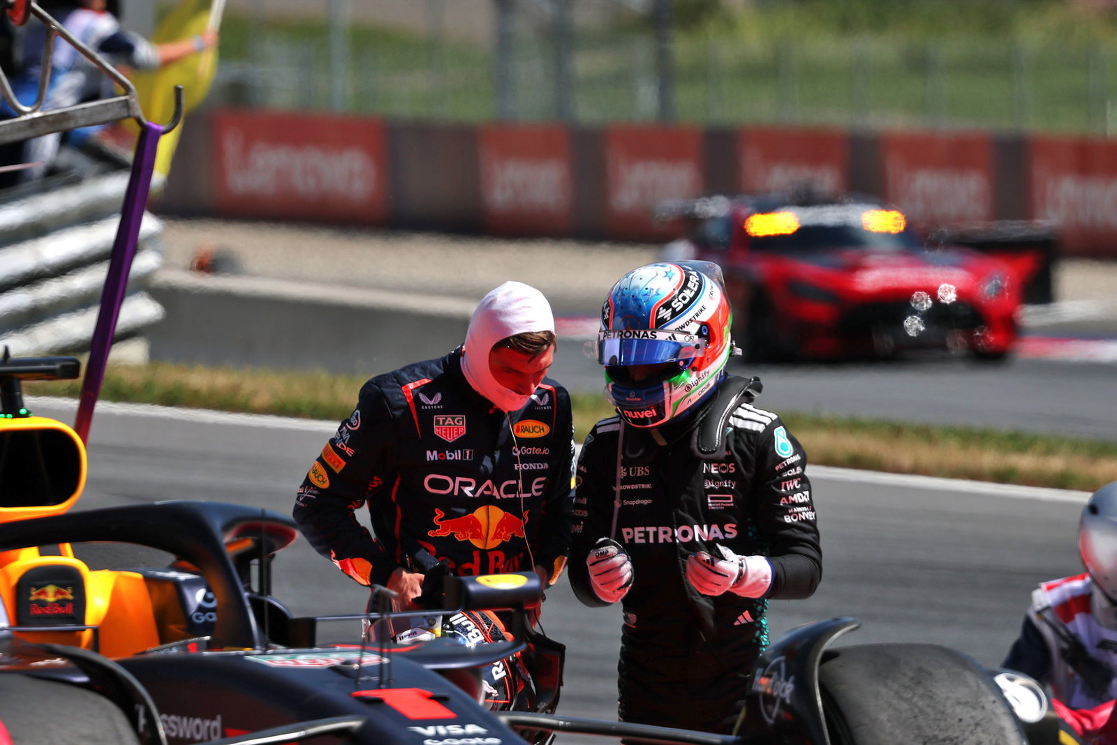 Verstappen and Antonelli chatted immediately after their clash