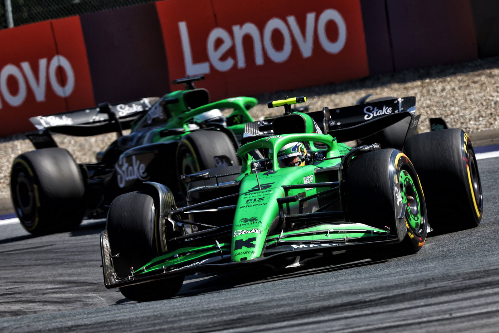 Sauber scored a double points finish for the first time this year