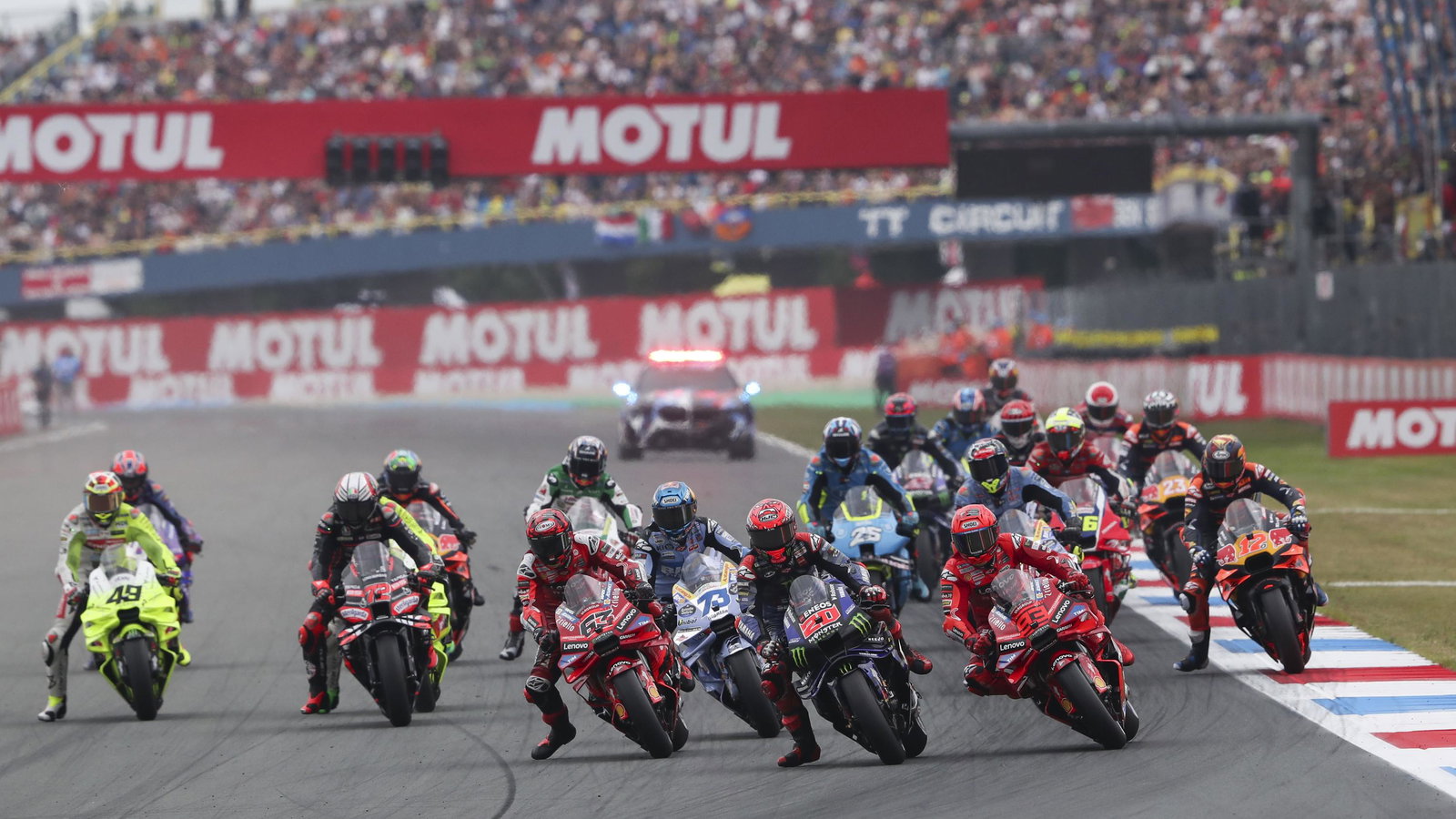 Start, 2025 Dutch MotoGP