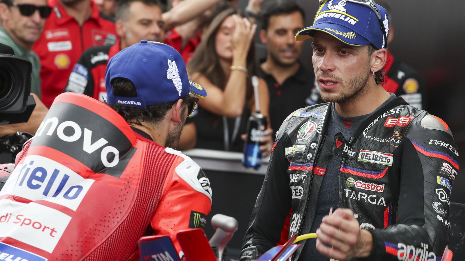 Francesco Bagnaia, Marco Bezzecchi, 2025 Dutch MotoGP