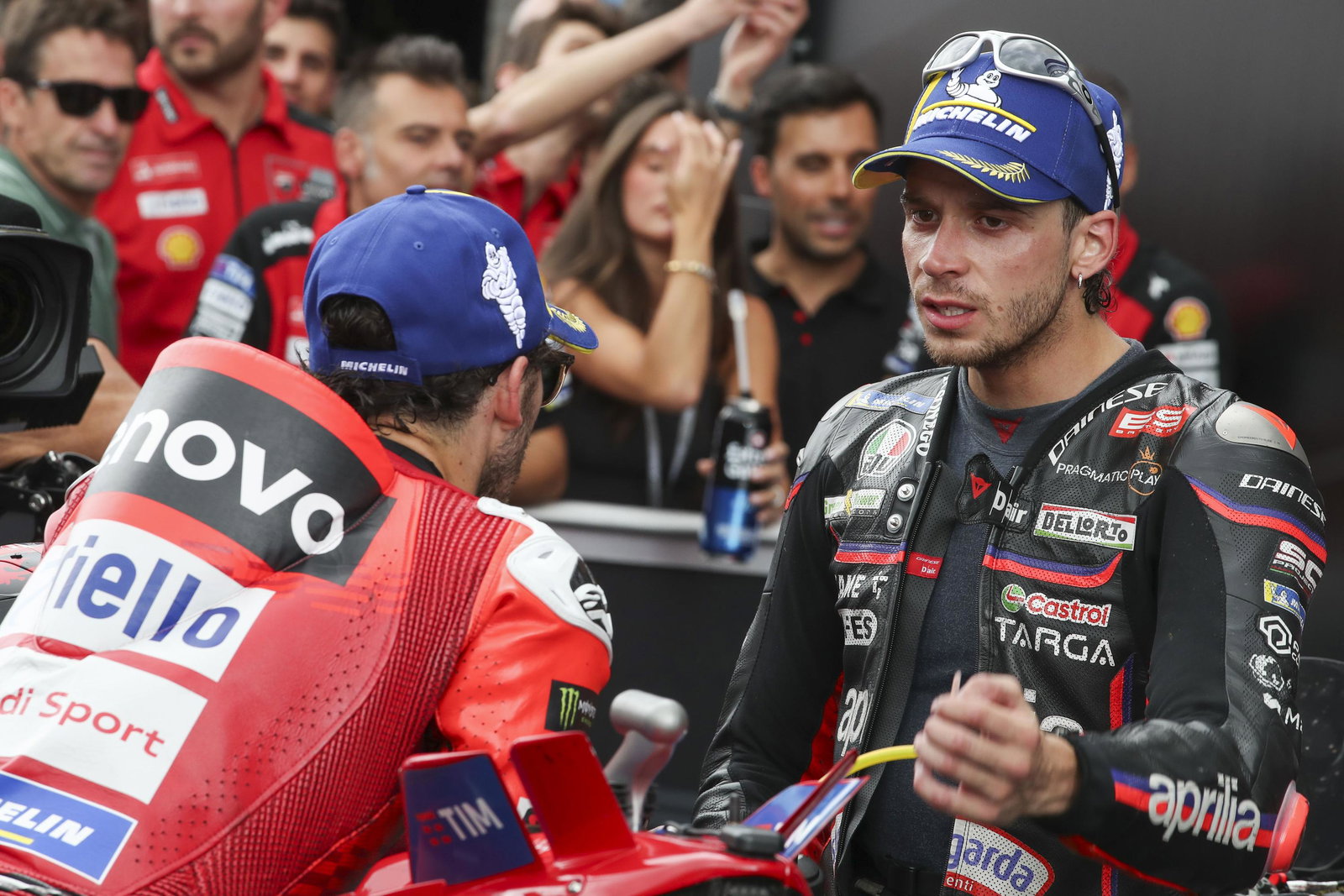 Francesco Bagnaia, Marco Bezzecchi, 2025 Dutch MotoGP