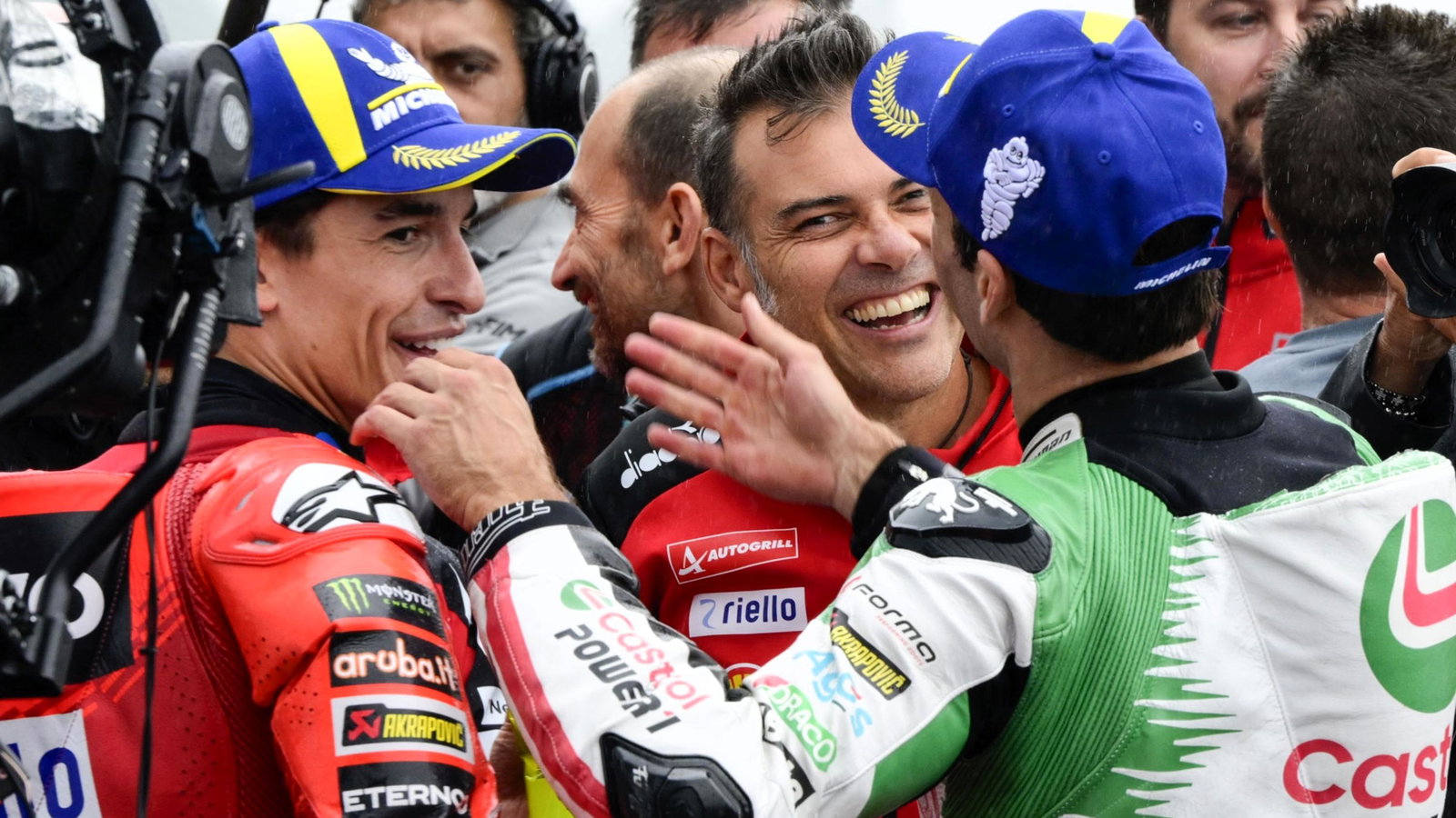 Marc Marquez, Johann Zarco, 2025 German MotoGP qualifying