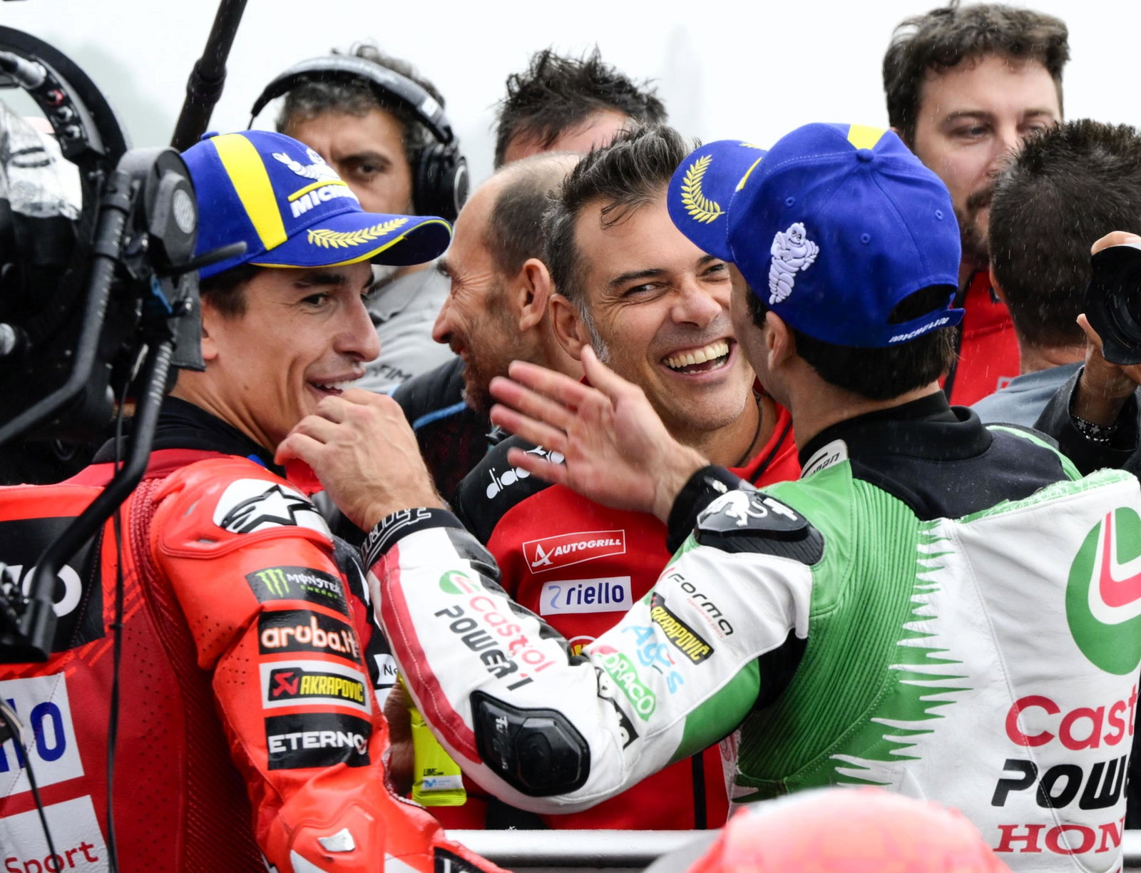 Marc Marquez, Johann Zarco, 2025 German MotoGP qualifying