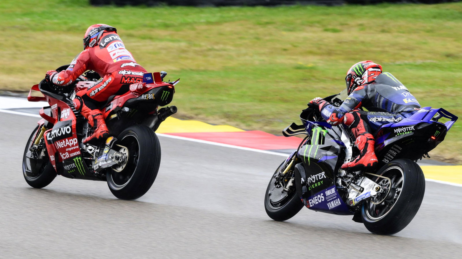 Marc Marquez, Fabio Quartararo, 2025 German MotoGP Sprint race