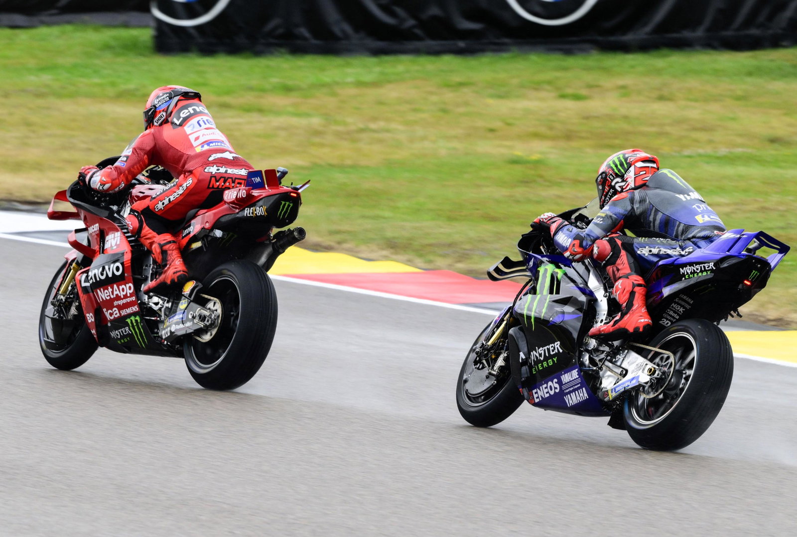 Marc Marquez, Fabio Quartararo, 2025 German MotoGP Sprint race