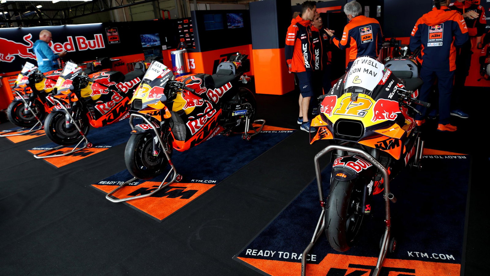Tech3 pits, 2025 German MotoGP