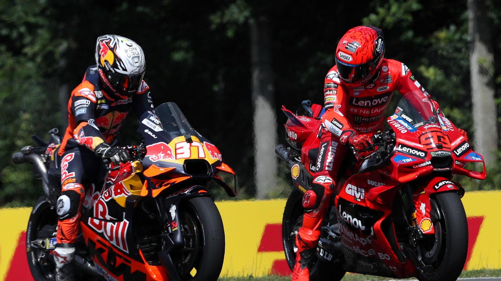 Pedro Acosta, Marc Marquez, 2025 Czech MotoGP