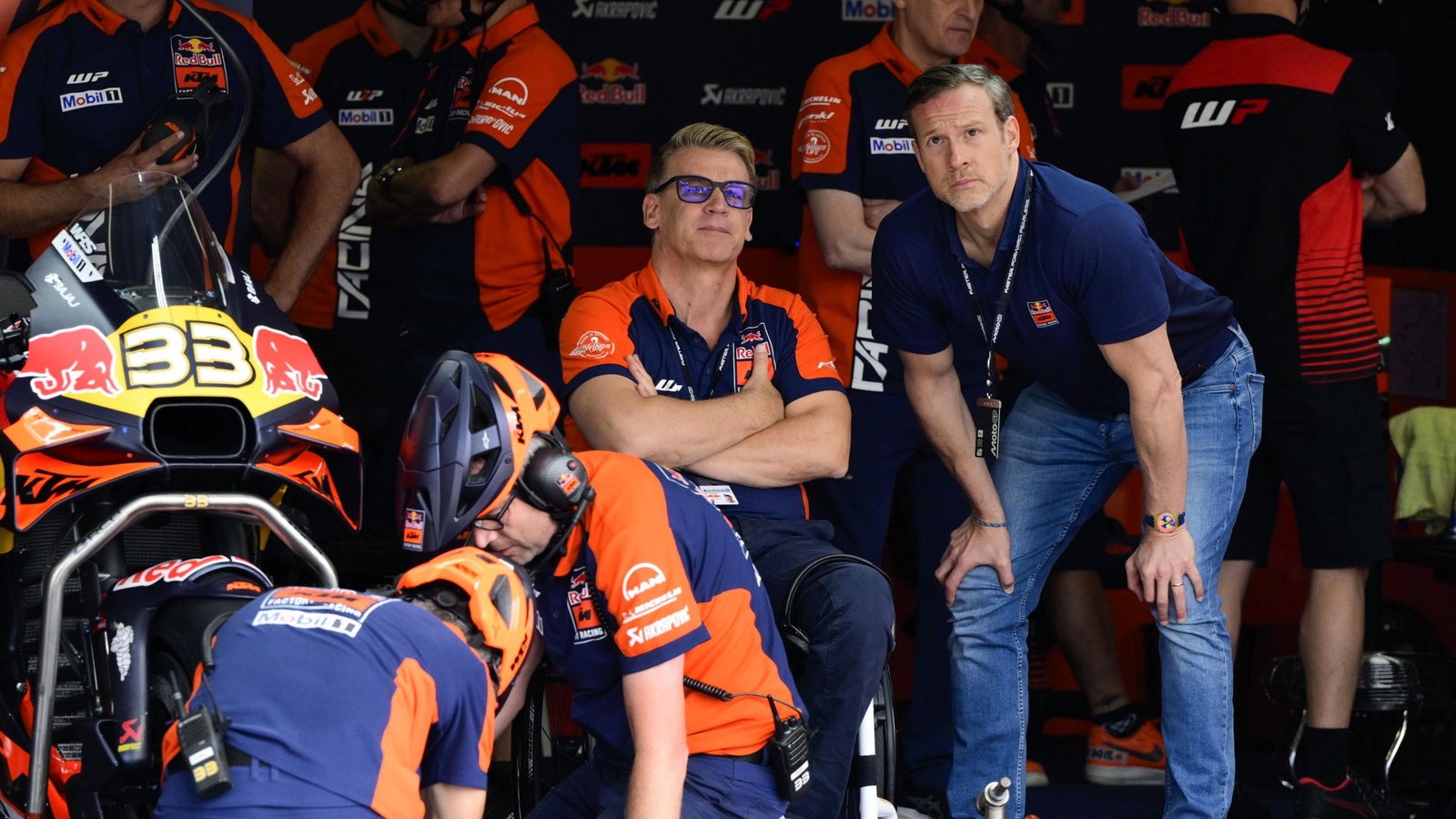 Pit Beirer and KTM CEO Gottfried Neumeister, 2025 Czech MotoGP