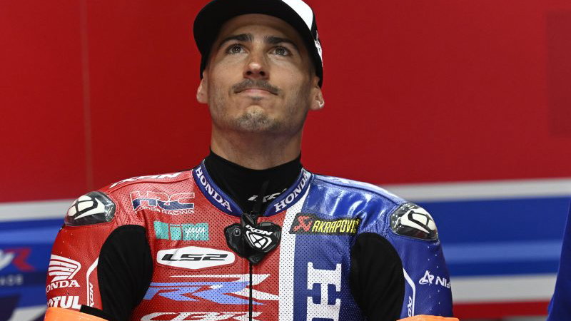 Xavi Vierge, 2025 Suzuka 8 Hours test, pit box. Credit: Honda Racing Corporation.