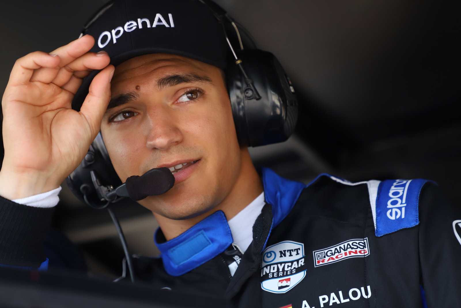 Alex Palou at the Indy 200 at Mid-Ohio.
