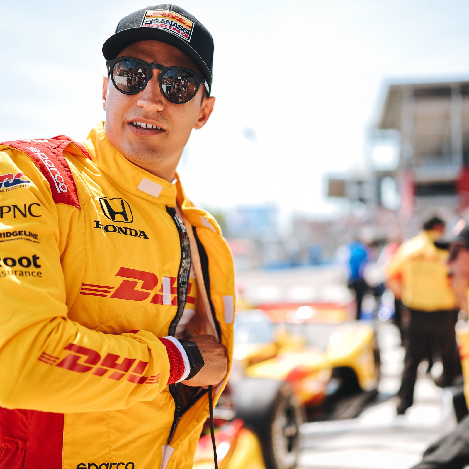 Alex Palou in Toronto.