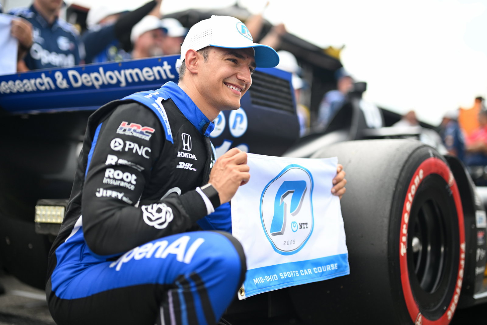 Alex Palou will start on pole for the Indy 200 Mid-Ohio race.