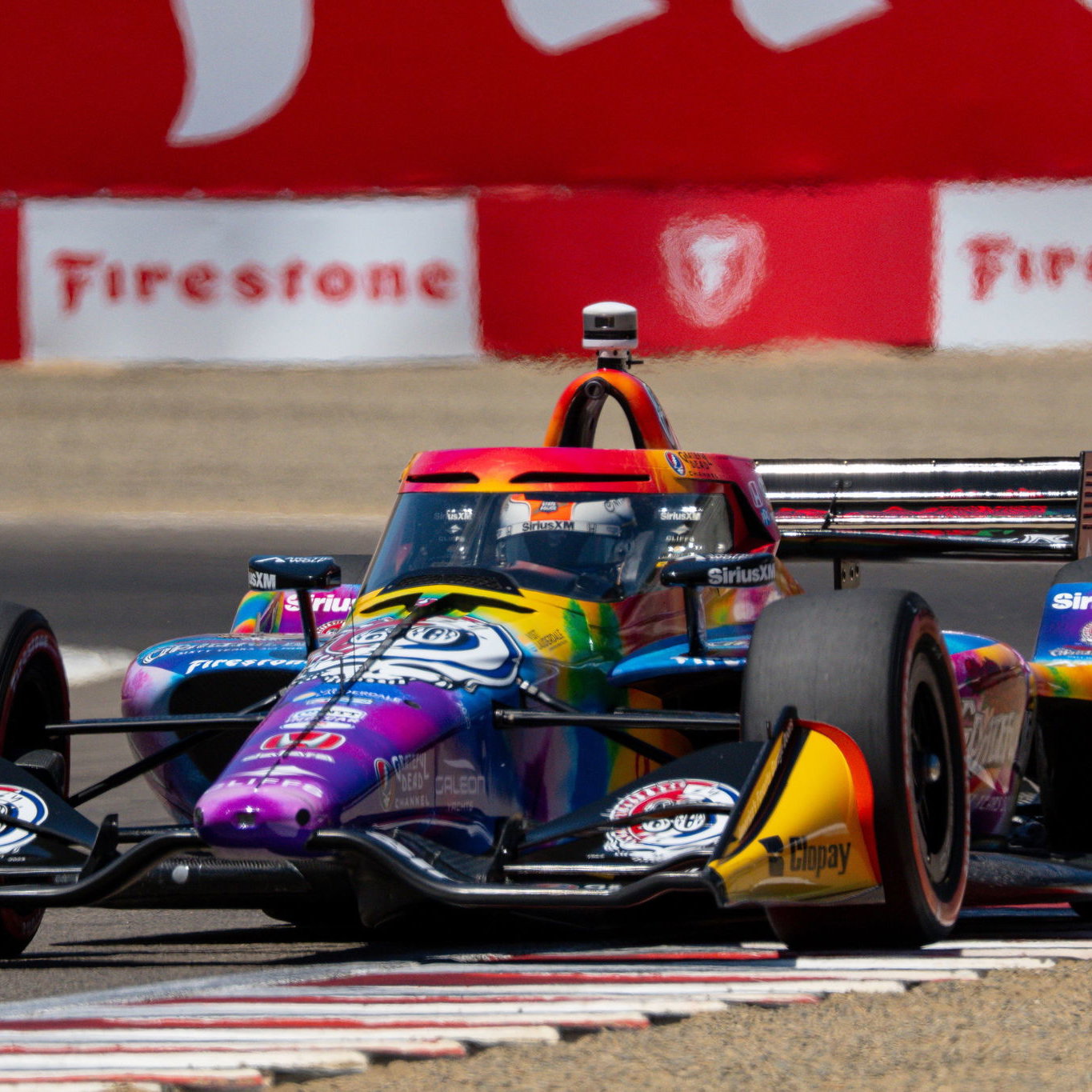 Felix Rosenqvist at Laguna Seca.