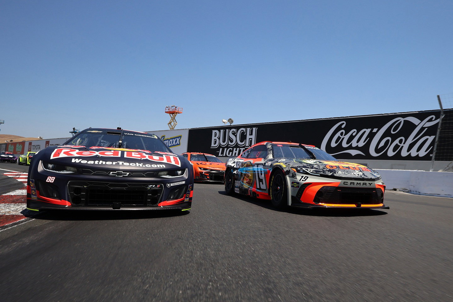 Shane van Gisbergen and Chase Briscoe