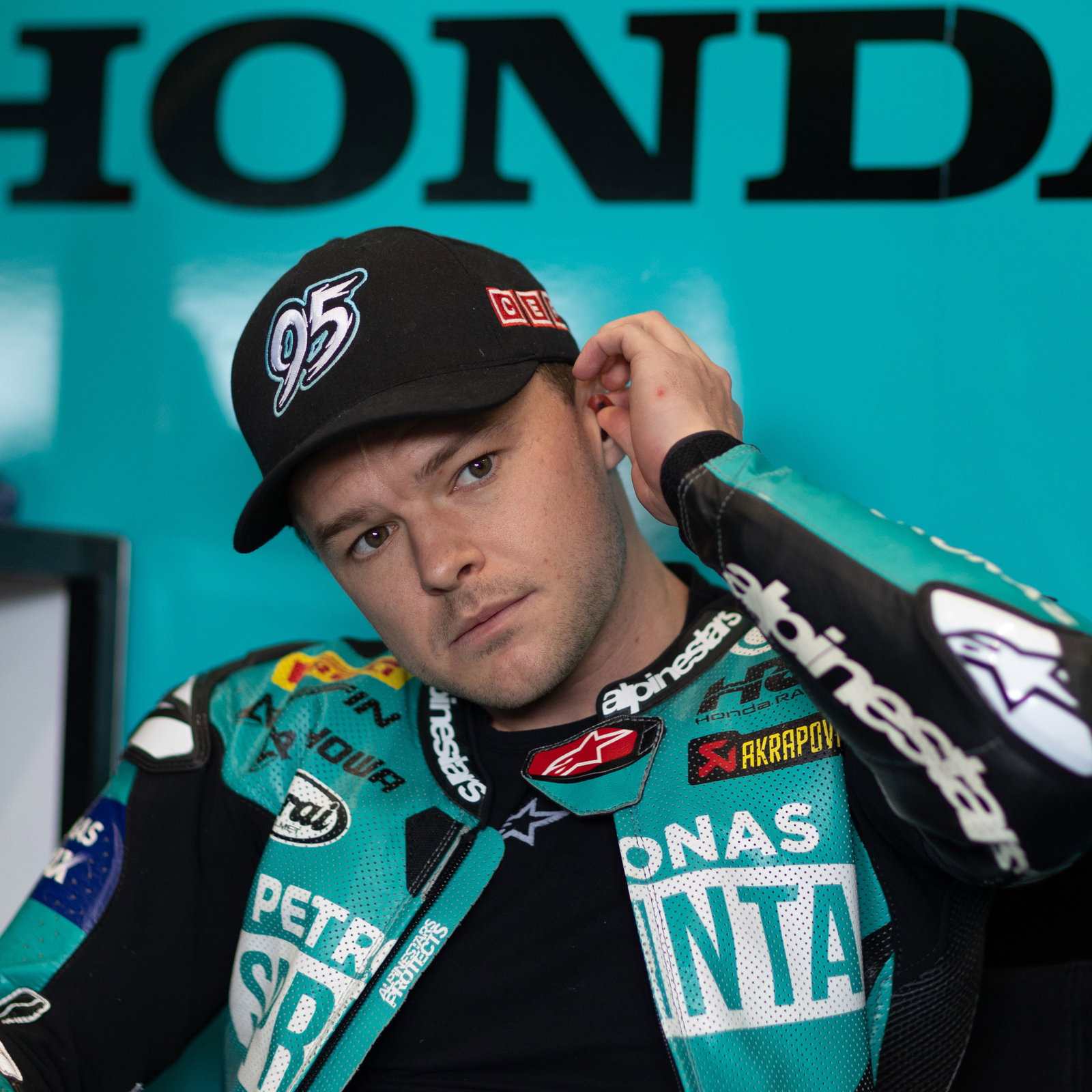 Tarran Mackenzie, 2025 Italian WorldSBK, pit box. Credit: Gold and Goose.