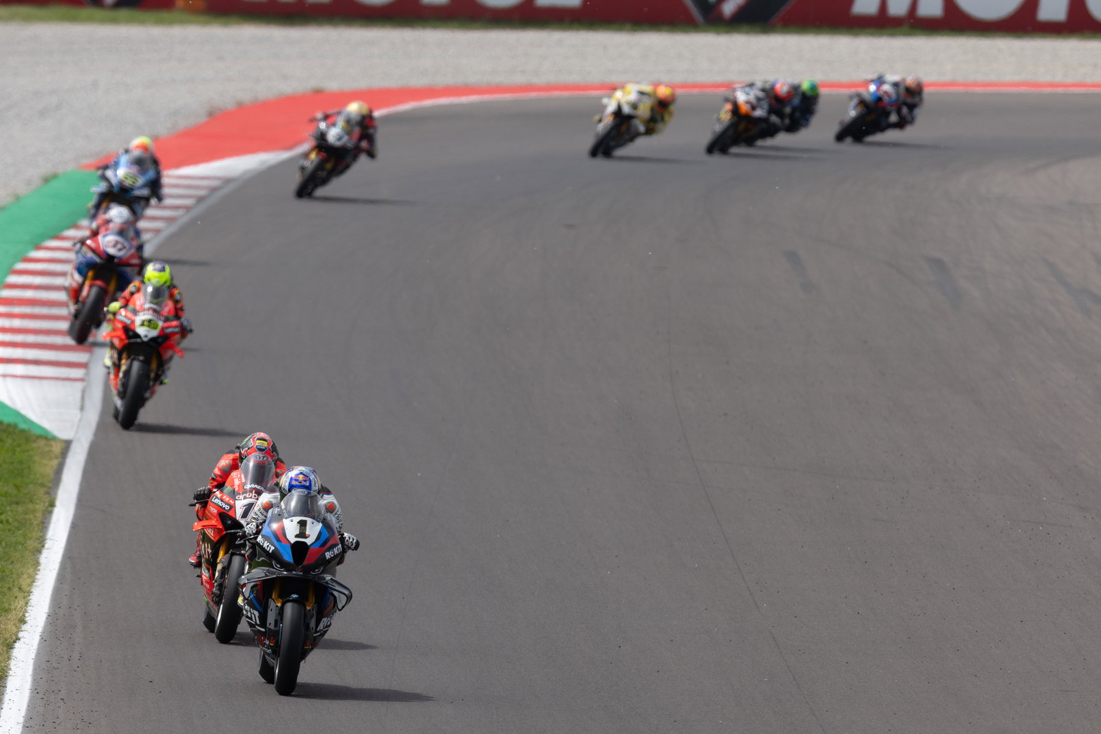 Toprak Razgatlioglu leads WorldSBK field at 2025 Italian Round. Credit: Gold and Goose.